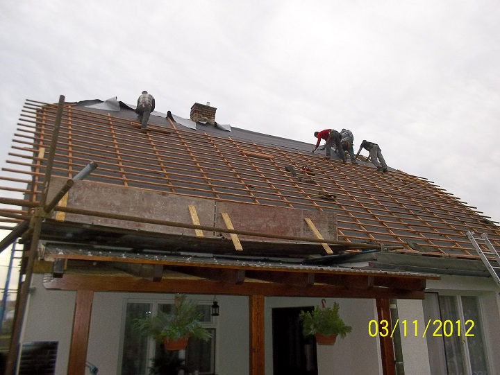 Rekonstrukce střechy - krytina TONDACH Stodo 12